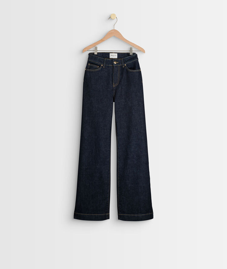 Le wide leg rinse pacome rinse.