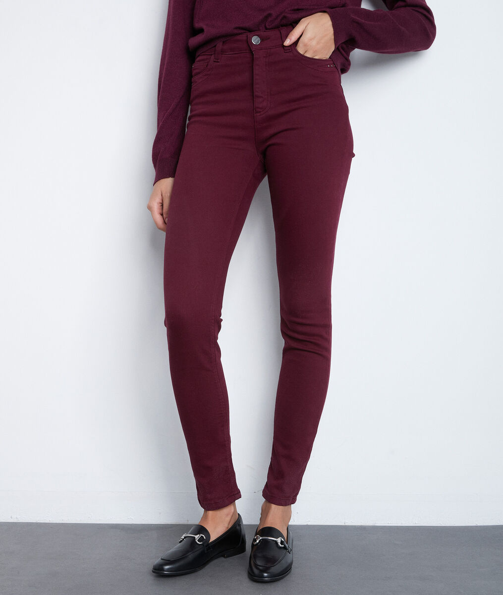 L'iconique slim Suzy en coton bio bordeaux | 1-2-3 L'iconique slim Suzy en coton bio bordeaux PhotoZ | 1-2-3