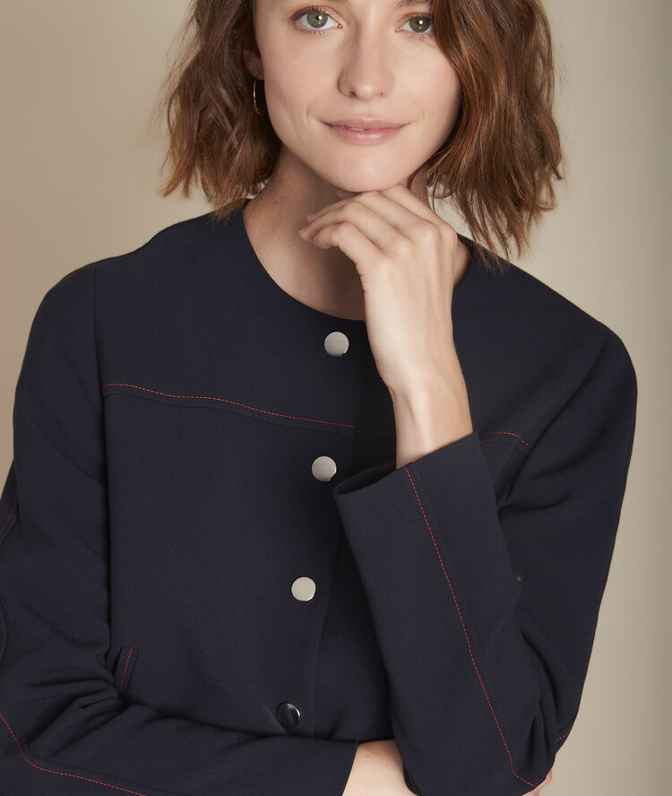 Veste marine compacte belinda marine.