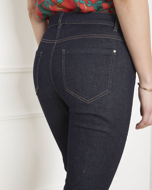 Jean brut slim 7/8e vivienne marine.