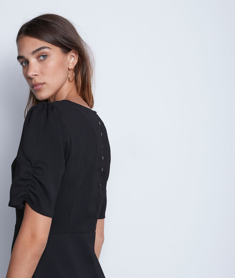 Petite robe noire courte sally noir.