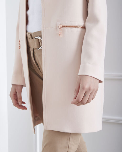Manteau poudre zips kaya poudre.