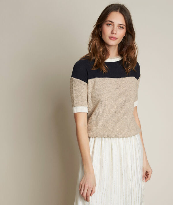 Pull rayé en coton recyclé Devon | 1-2-3 Pull rayé en coton recyclé Devon PhotoZ | 1-2-3