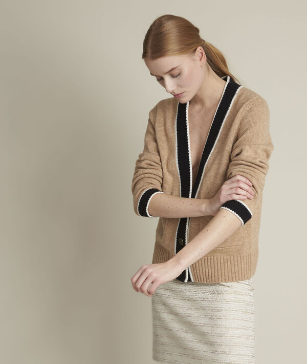 Gilet beige Fontainebleau | 1-2-3 Gilet beige Fontainebleau PhotoZ | 1-2-3