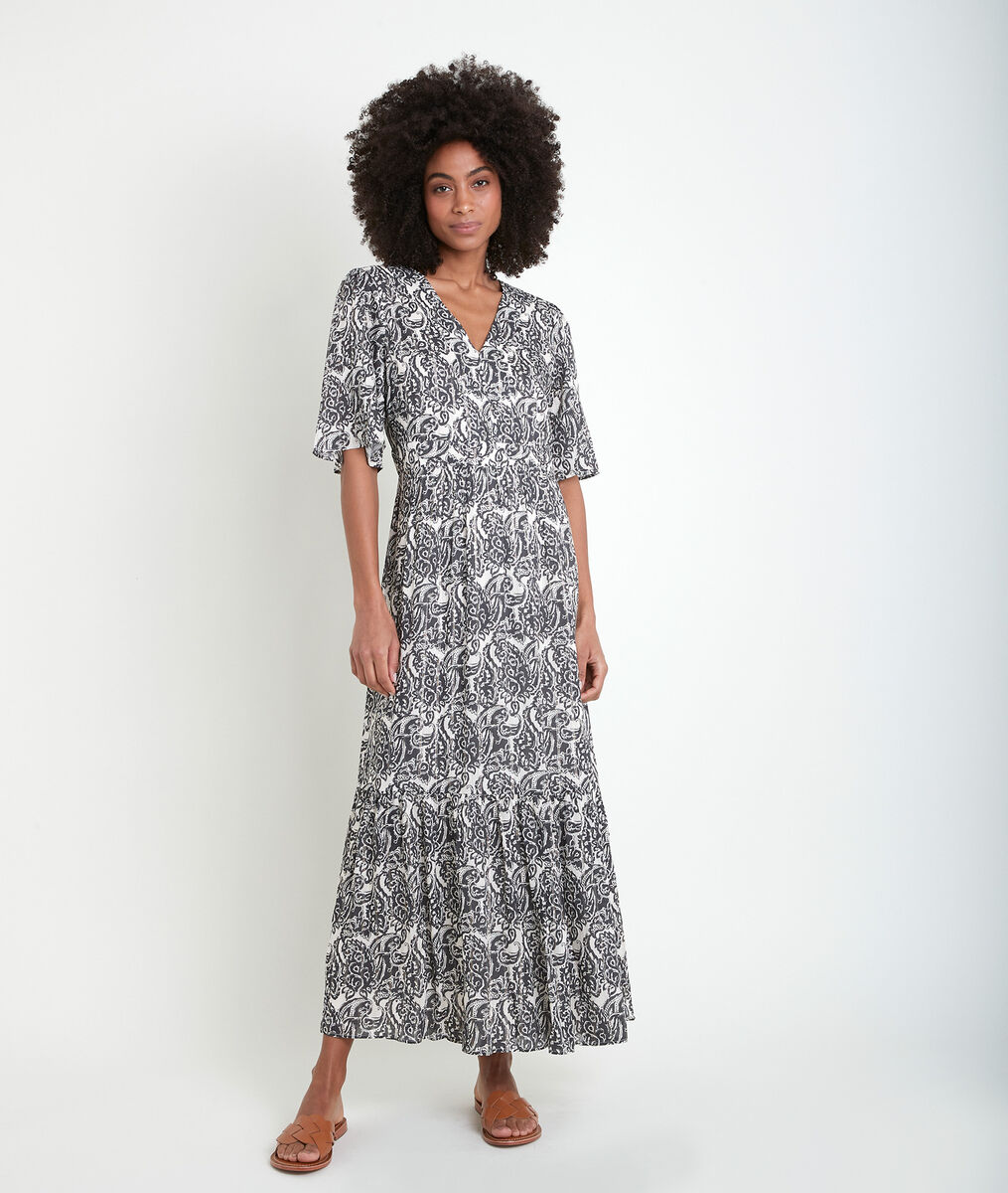 Robe longue imprimée Ludine | 1-2-3 Robe longue imprimée Ludine PhotoZ | 1-2-3
