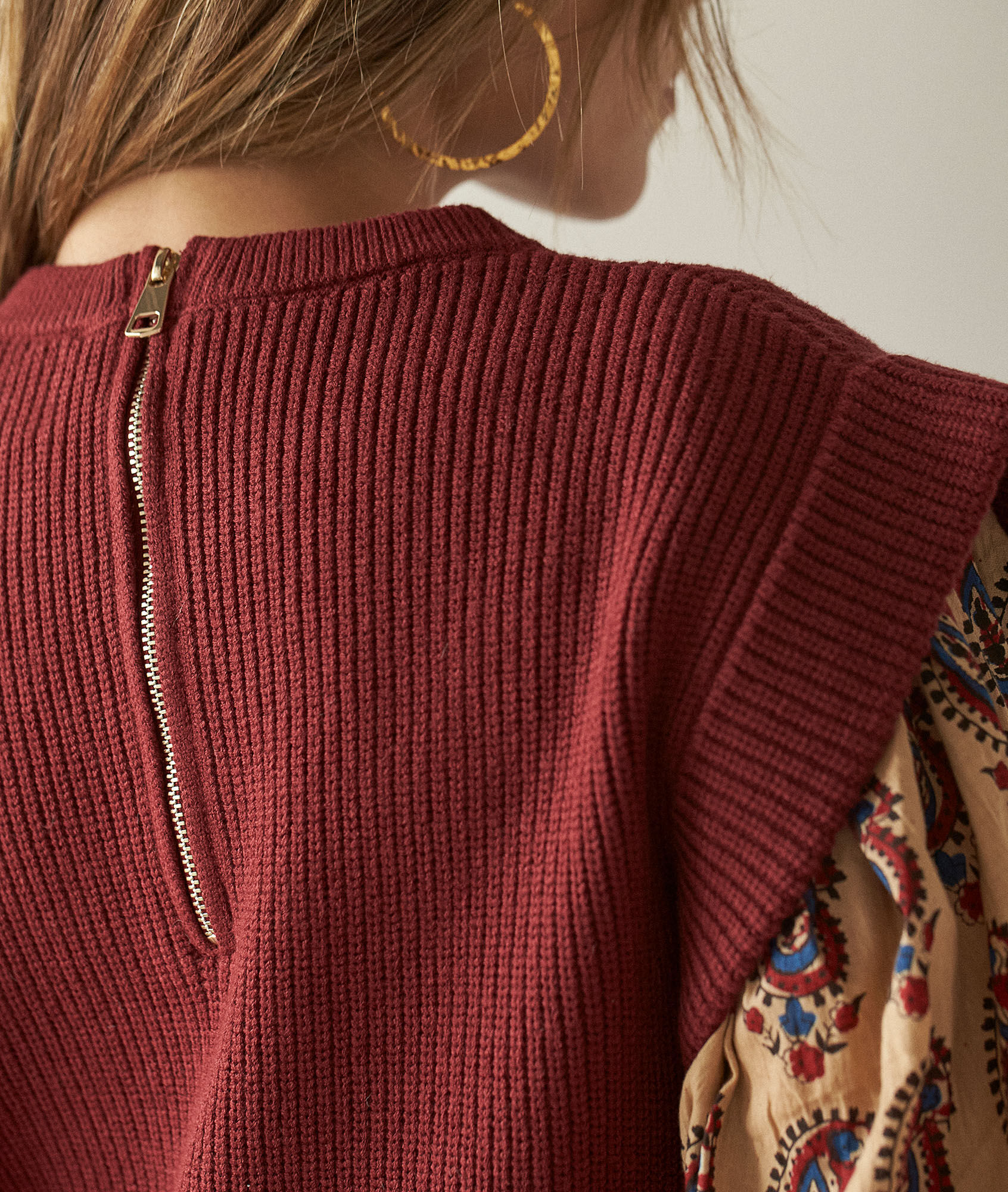 TCM Pull \u00e0 manches courtes rouge style d\u00e9contract\u00e9 Mode Pulls Pulls à manches courtes