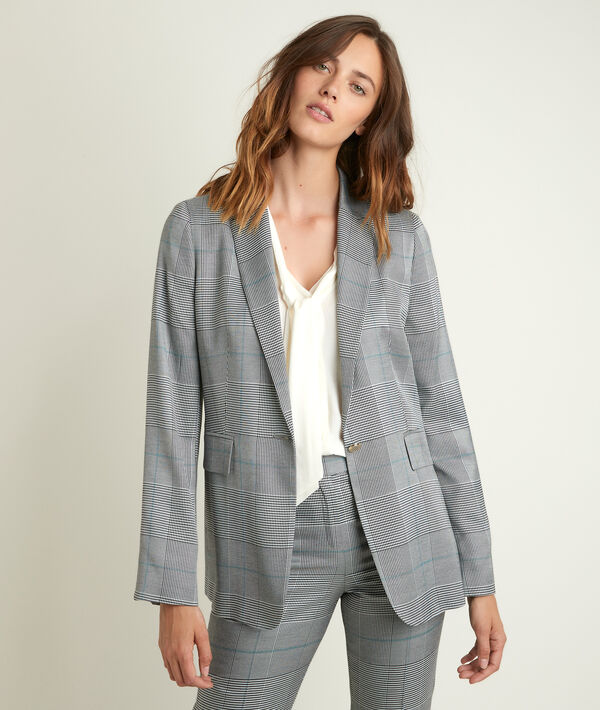 Veste tailleur Prince de Galles Lena | 1-2-3 Veste tailleur Prince de Galles Lena PhotoZ | 1-2-3