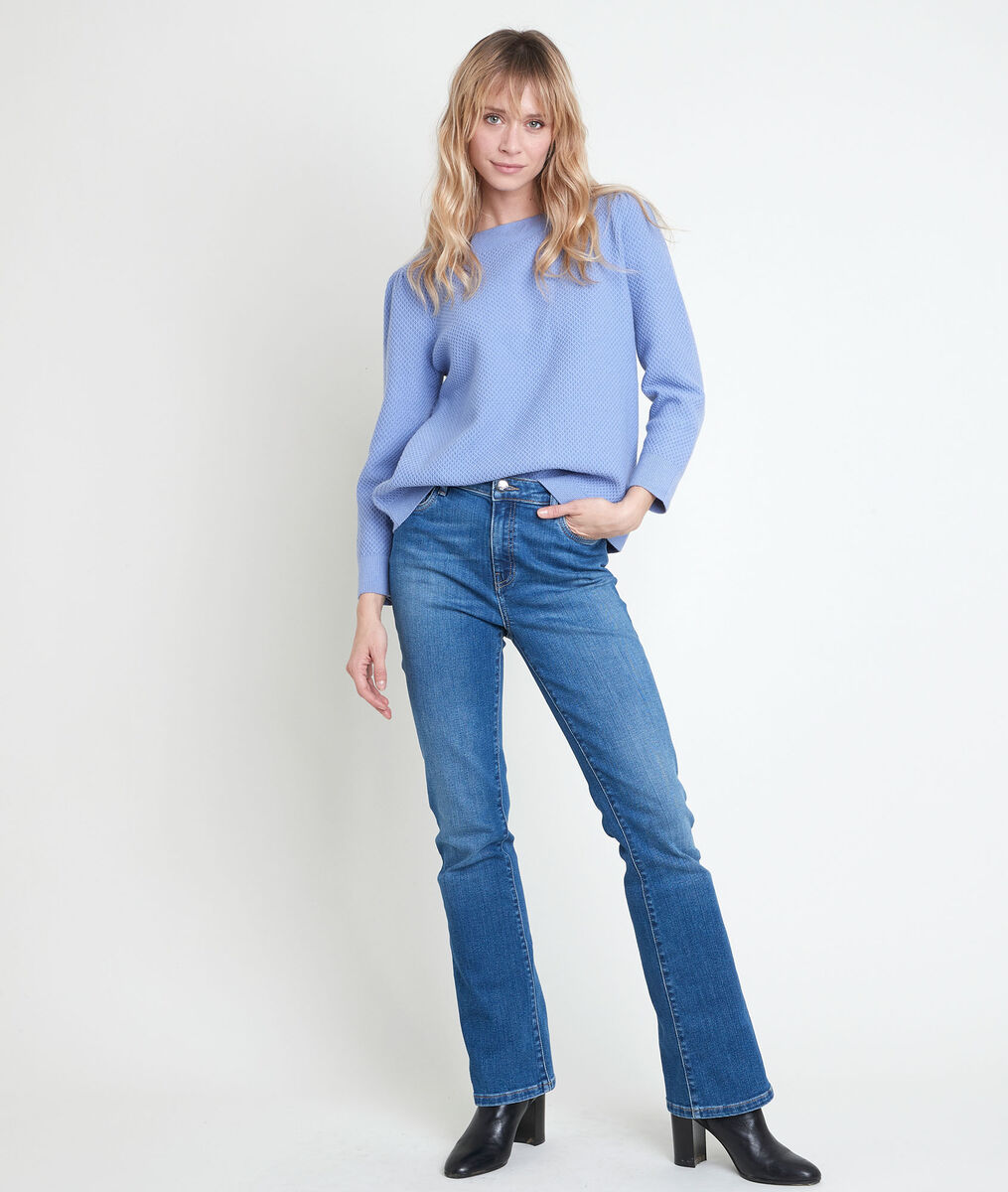 Pull lavande maille fantaisie Amore | 1-2-3 Pull lavande maille fantaisie Amore PhotoZ | 1-2-3