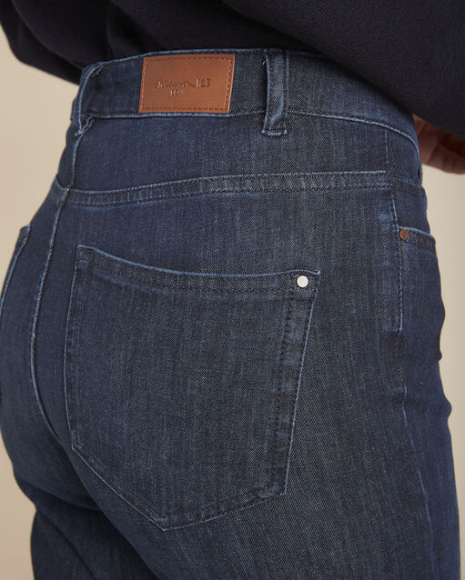 L'audacieux skinny jean brut sibel indigo fonce.