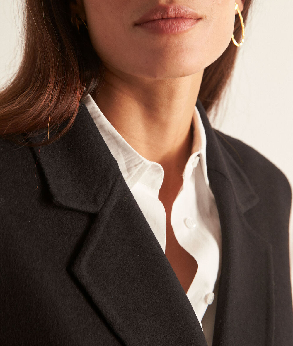 Veste de tailleur sans manches noire Maeva Femme | Maison 123