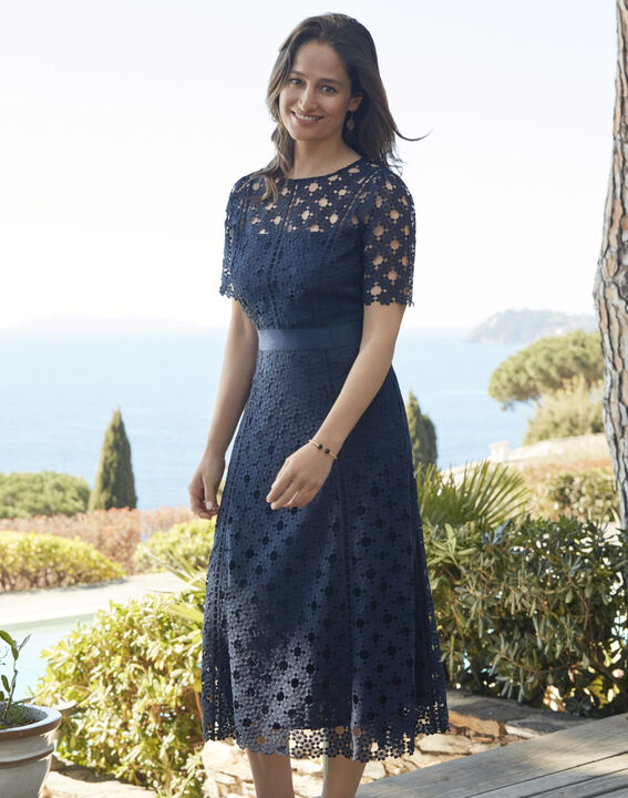 Robe marine en dentelle Heaven | 1-2-3 Robe marine en dentelle Heaven PhotoZ | 1-2-3