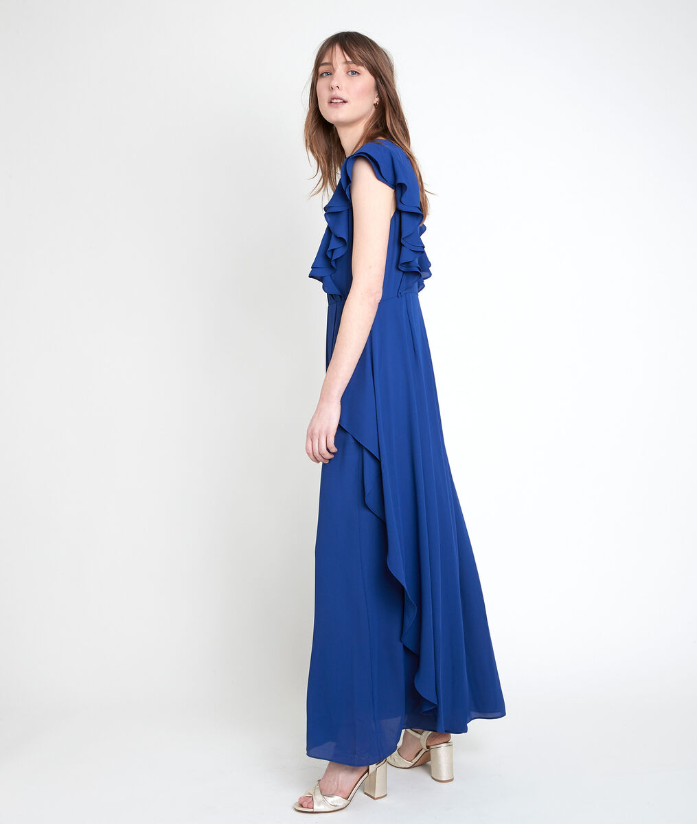 Robe longue myosotis Melanie | 1-2-3 Robe longue myosotis Melanie PhotoZ | 1-2-3