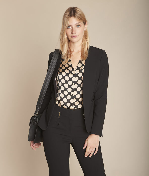 Blouse à pois en soie Mathilde | 1-2-3 Blouse à pois en soie Mathilde PhotoZ | 1-2-3