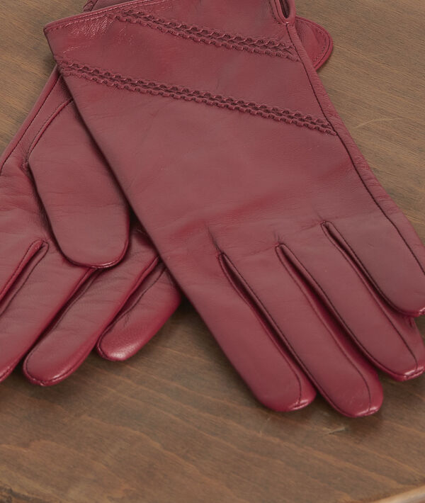 Gants en cuir rouges Veronica | 1-2-3 Gants en cuir rouges Veronica PhotoZ | 1-2-3