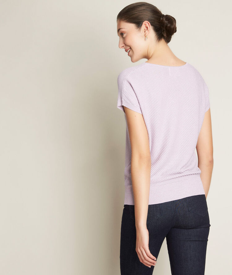 Pull bleu lilas deria orage.