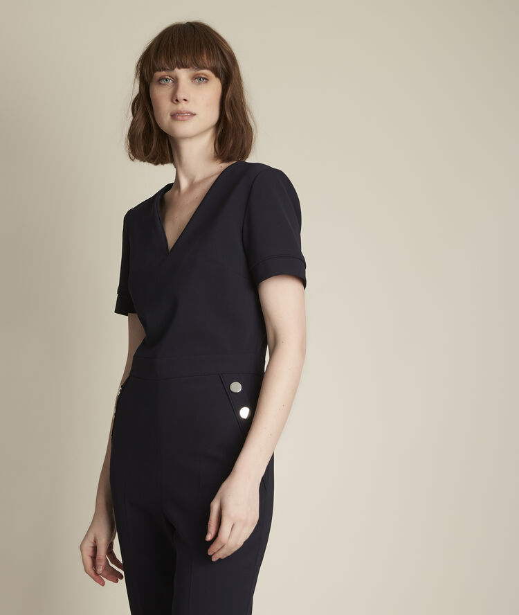 Combinaison en microfibre candice marine.