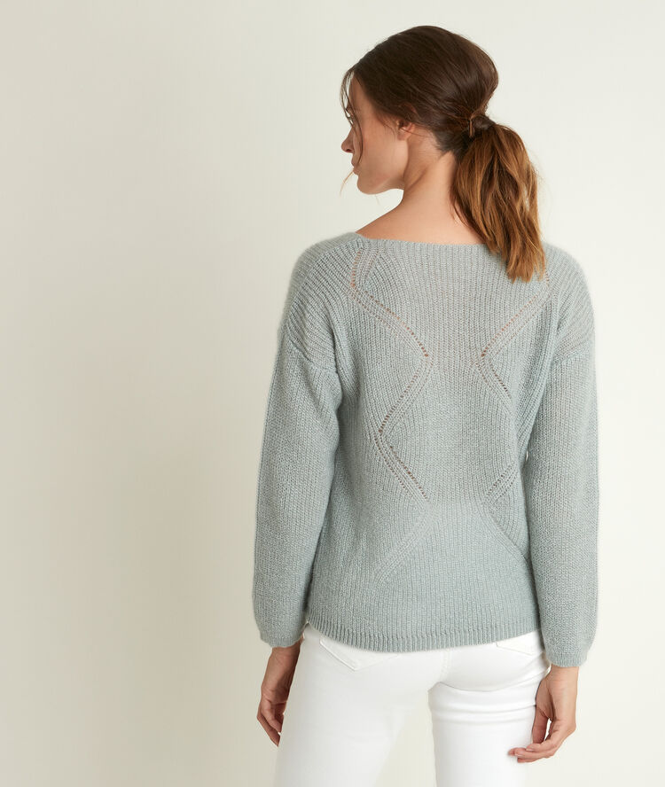 Pull en mohair mélangé ross.