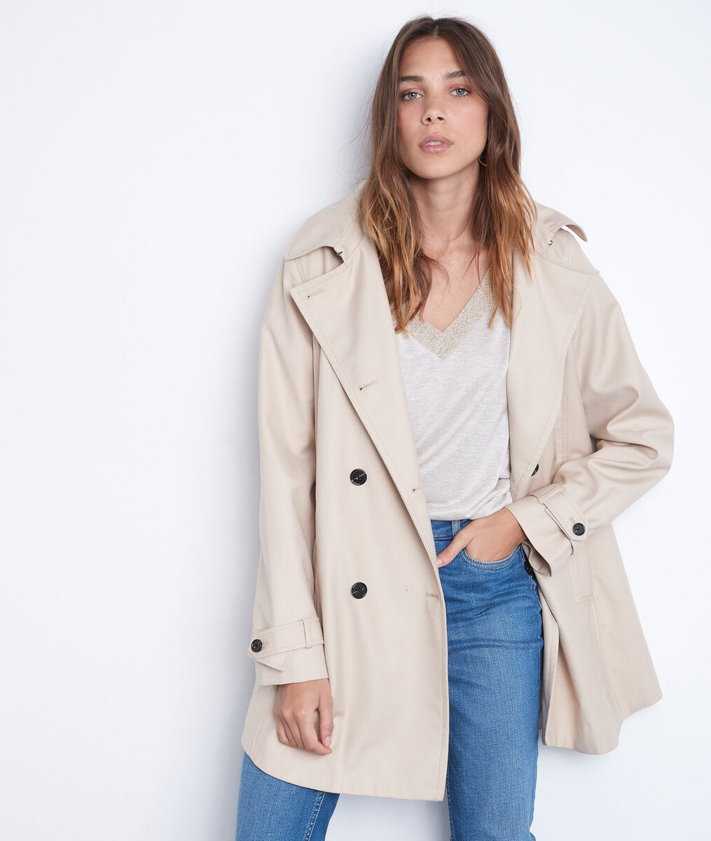 Trench à capuche beige KATE | 1-2-3 Trench à capuche beige KATE PhotoZ | 1-2-3