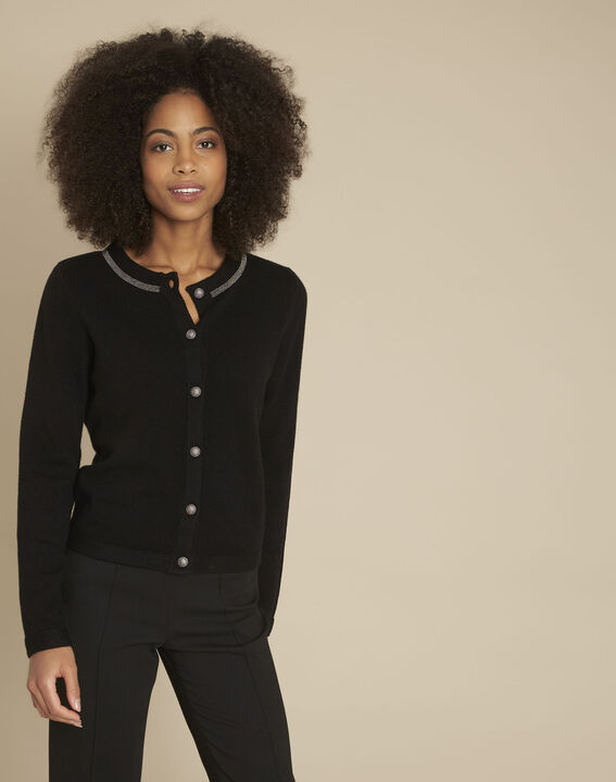 Gilet noir Farniente | 1-2-3 Gilet noir Farniente PhotoZ | 1-2-3