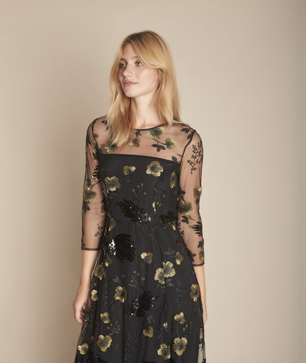 Robe longue brodée Royale | 1-2-3 Robe longue brodée Royale PhotoZ | 1-2-3