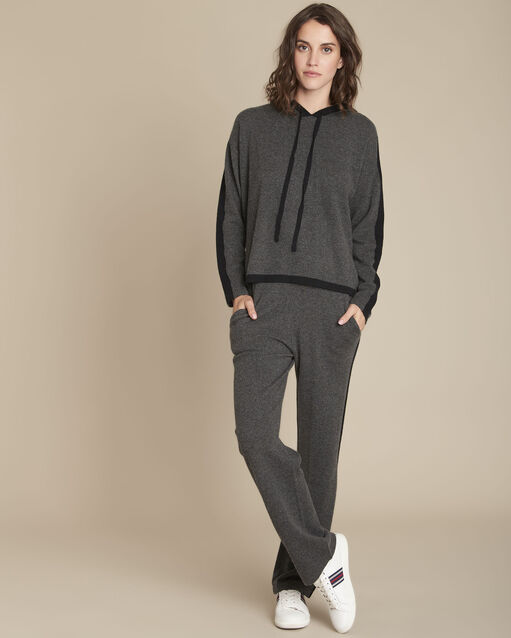 Pantalon en cachemire large anthracite Flashback (2) - Maison 123