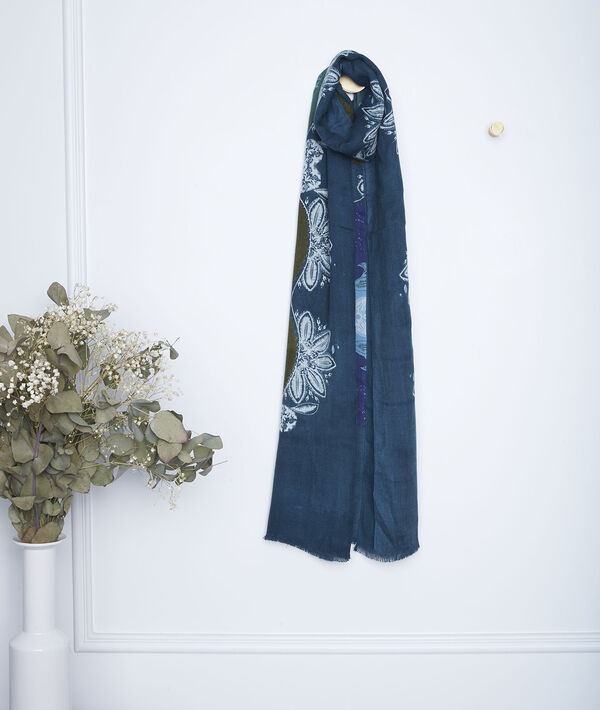 Foulard cyprès imprimé Giovana | 1-2-3 Foulard cyprès imprimé Giovana PhotoZ | 1-2-3