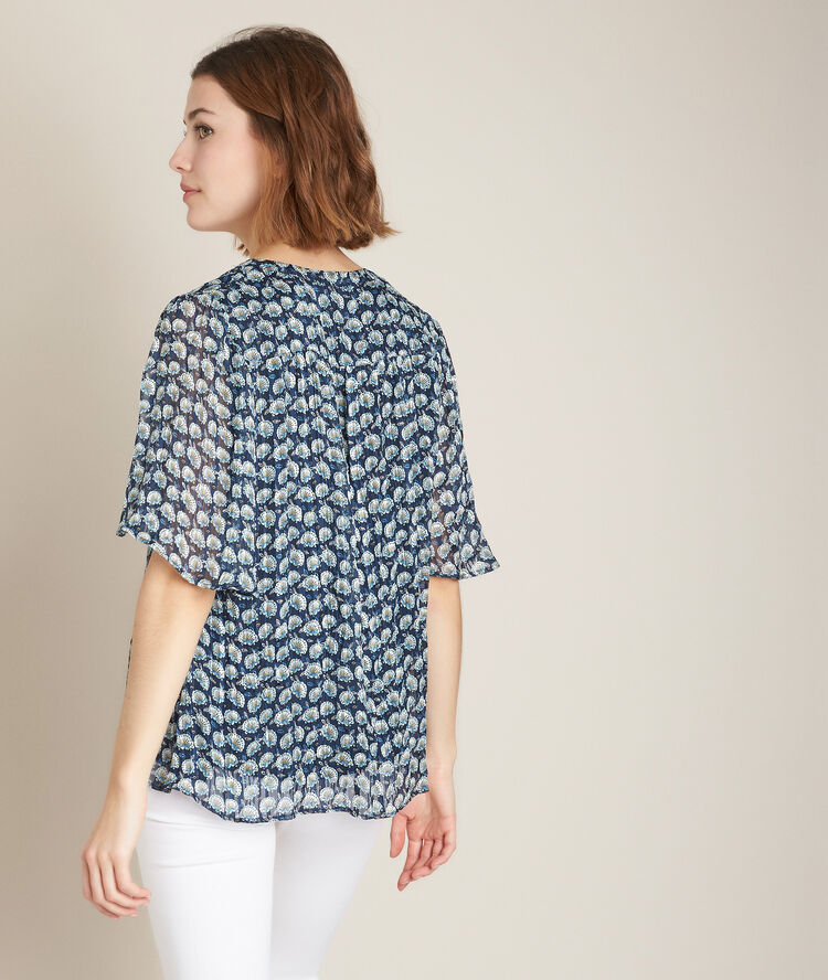 Blouse imprimée emma lichen.