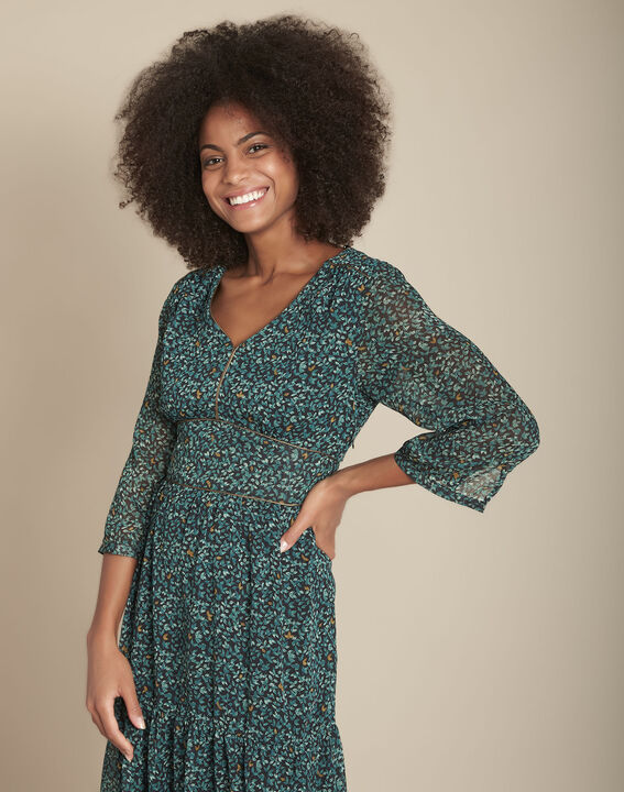 Robe longue imprimée Ivanka | 1-2-3 Robe longue imprimée Ivanka PhotoZ | 1-2-3