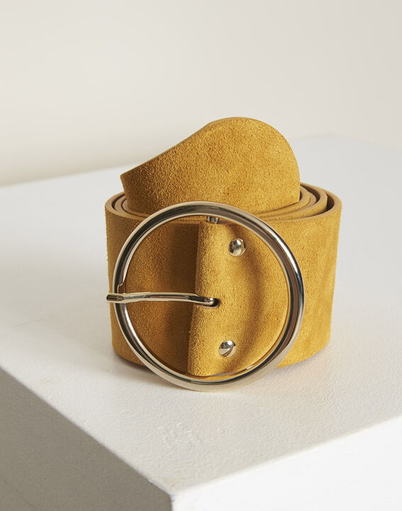 Ceinture en cuir large ambre Kleopatre | 1-2-3 Ceinture en cuir large ambre Kleopatre PhotoZ | 1-2-3