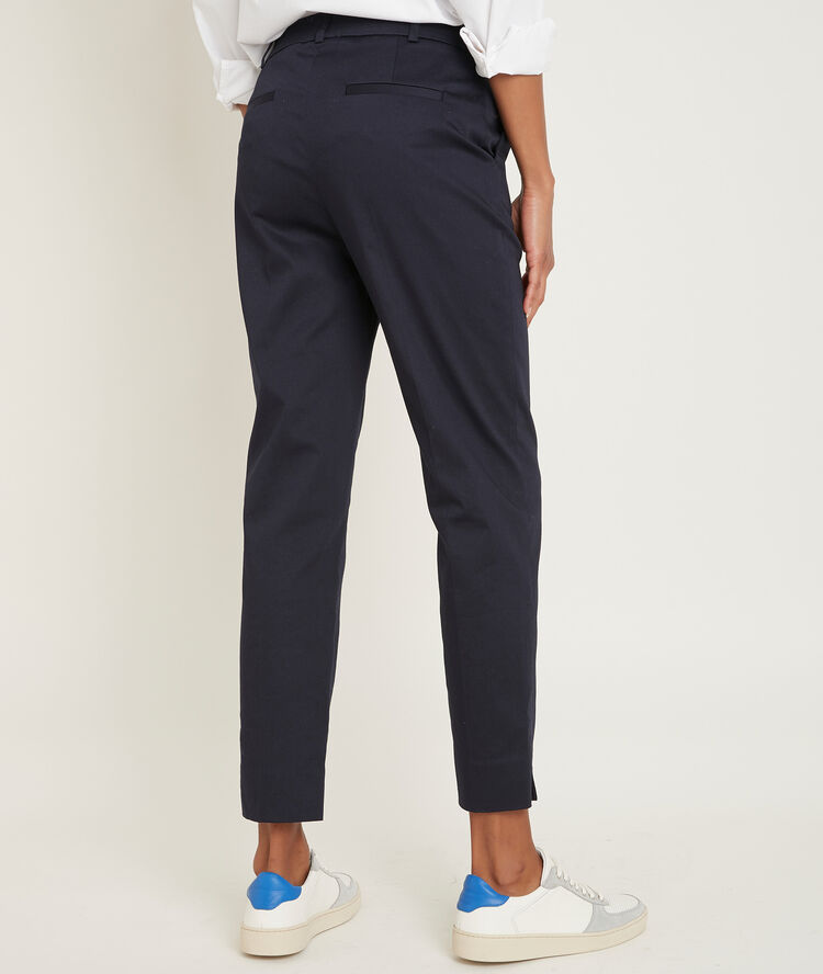 Pantalon cigarette marine rubis marine.