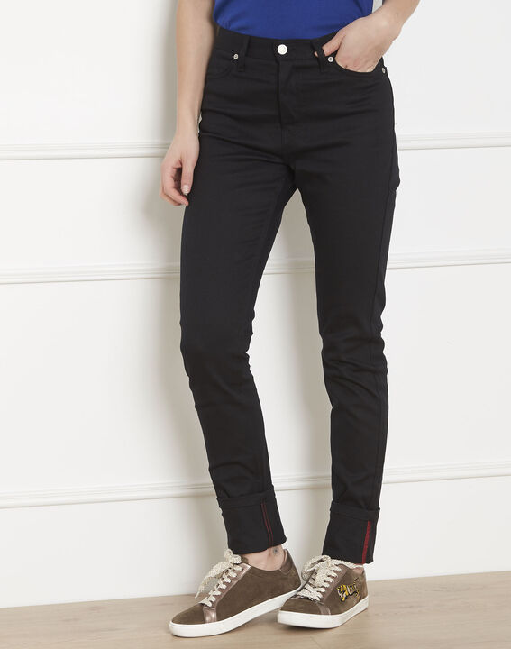 Jean noir slim revers Cathy | 1-2-3 Jean noir slim revers Cathy PhotoZ | 1-2-3