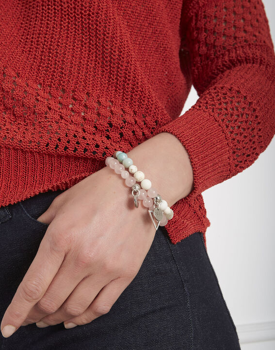 Bracelet perles jade Bonheur | 1-2-3 Bracelet perles jade Bonheur PhotoZ | 1-2-3