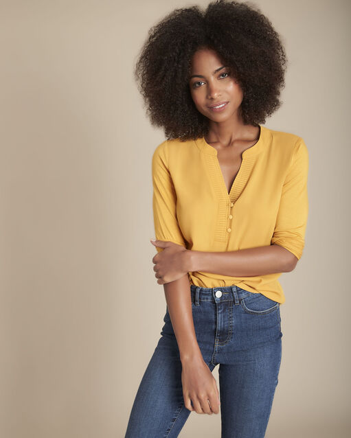 Blouse bimatière ambre Mira (1) - Maison 123