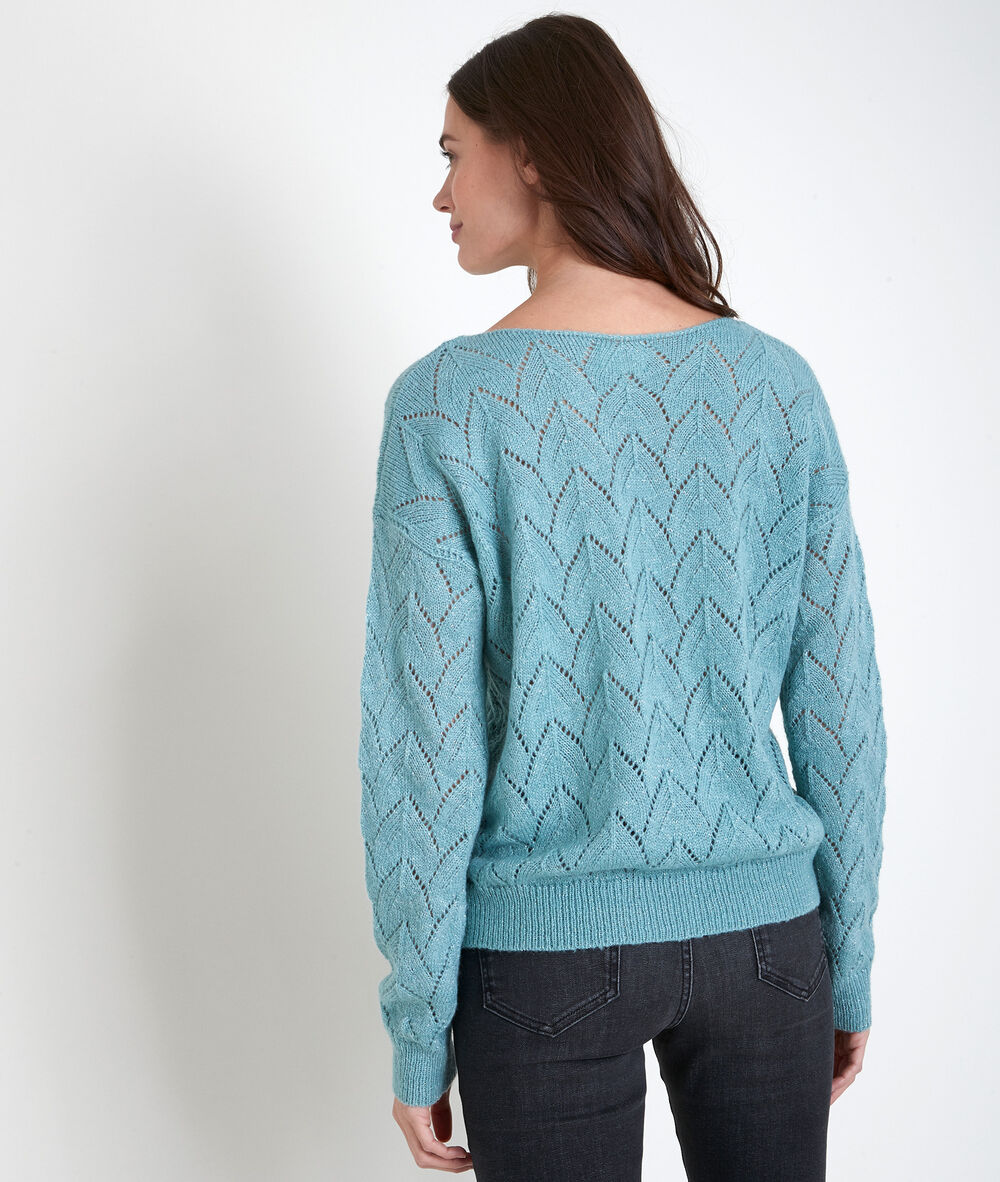 Pull jade ajouré agathe jade.