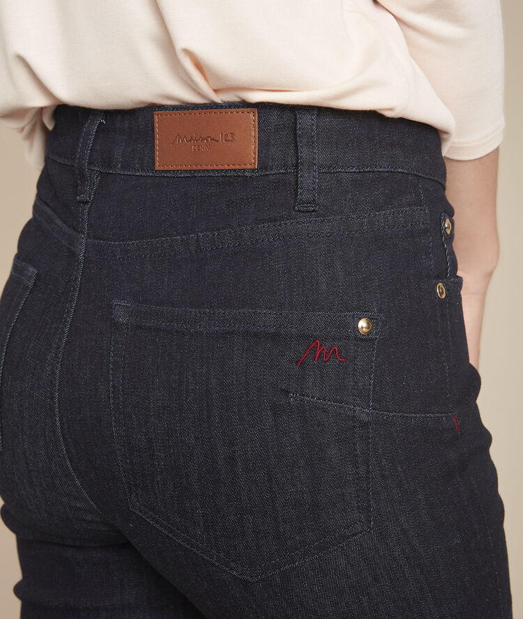 L'iconique slim jean rinse suzy celadon.