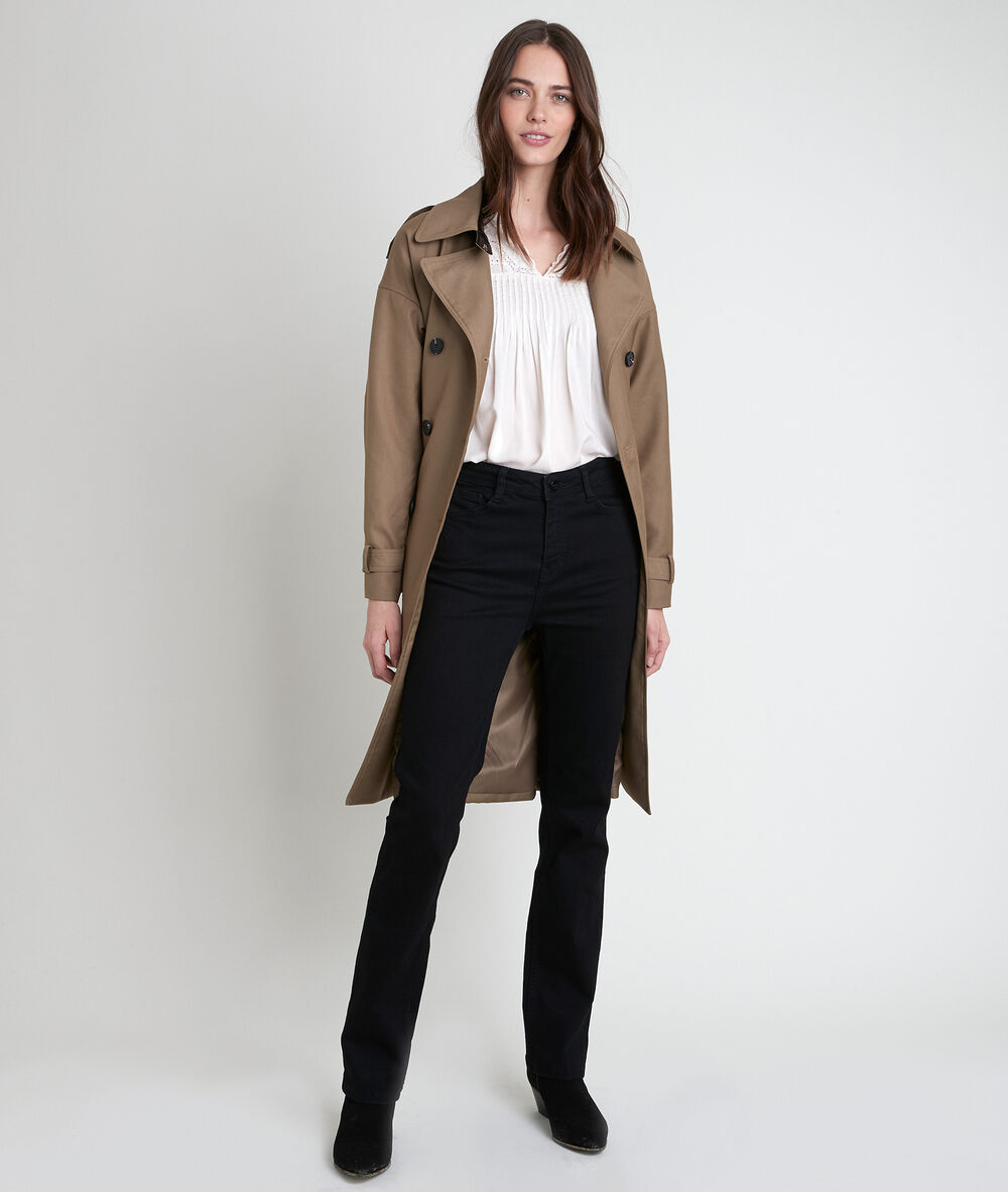 Trench 3/4 beige victoria beige.