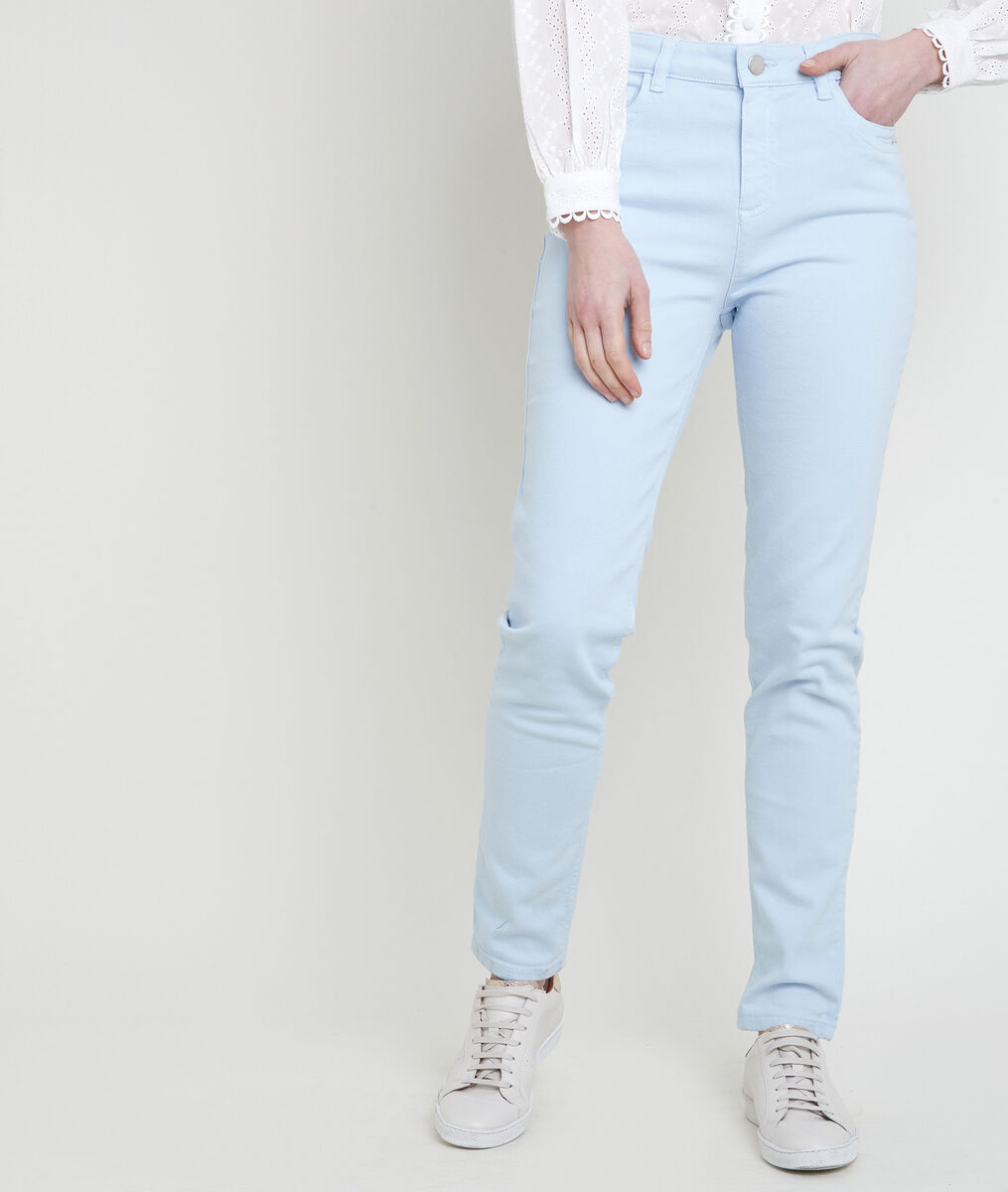 L'iconique slim jean en coton recyclé azur Suzy | 1-2-3 L'iconique slim jean en coton recyclé azur Suzy PhotoZ | 1-2-3