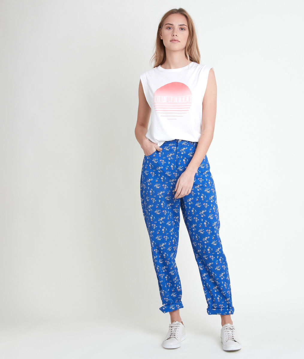Tee-shirt en coton biologique écru imprimé Inno | 1-2-3 Tee-shirt en coton biologique écru imprimé Inno PhotoZ | 1-2-3