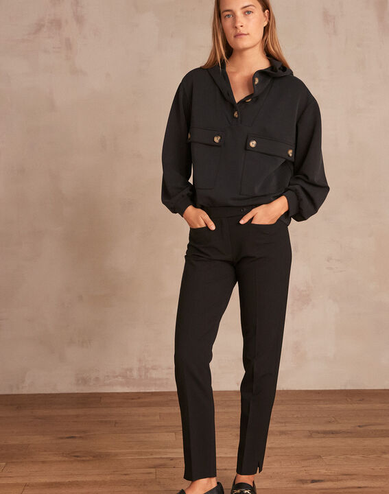 Pantalon de tailleur noir Valero | 1-2-3 Pantalon de tailleur noir Valero PhotoZ | 1-2-3