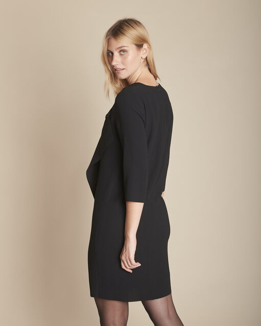 Robe noire à zip irene noir.