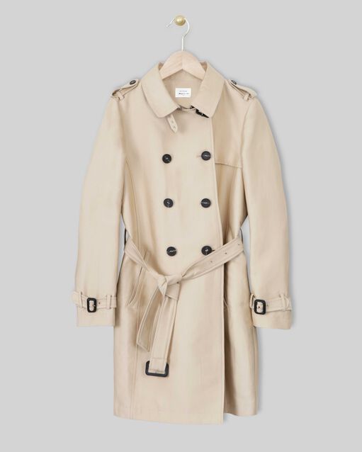 Trench havane double boutonnage quelynn camel.