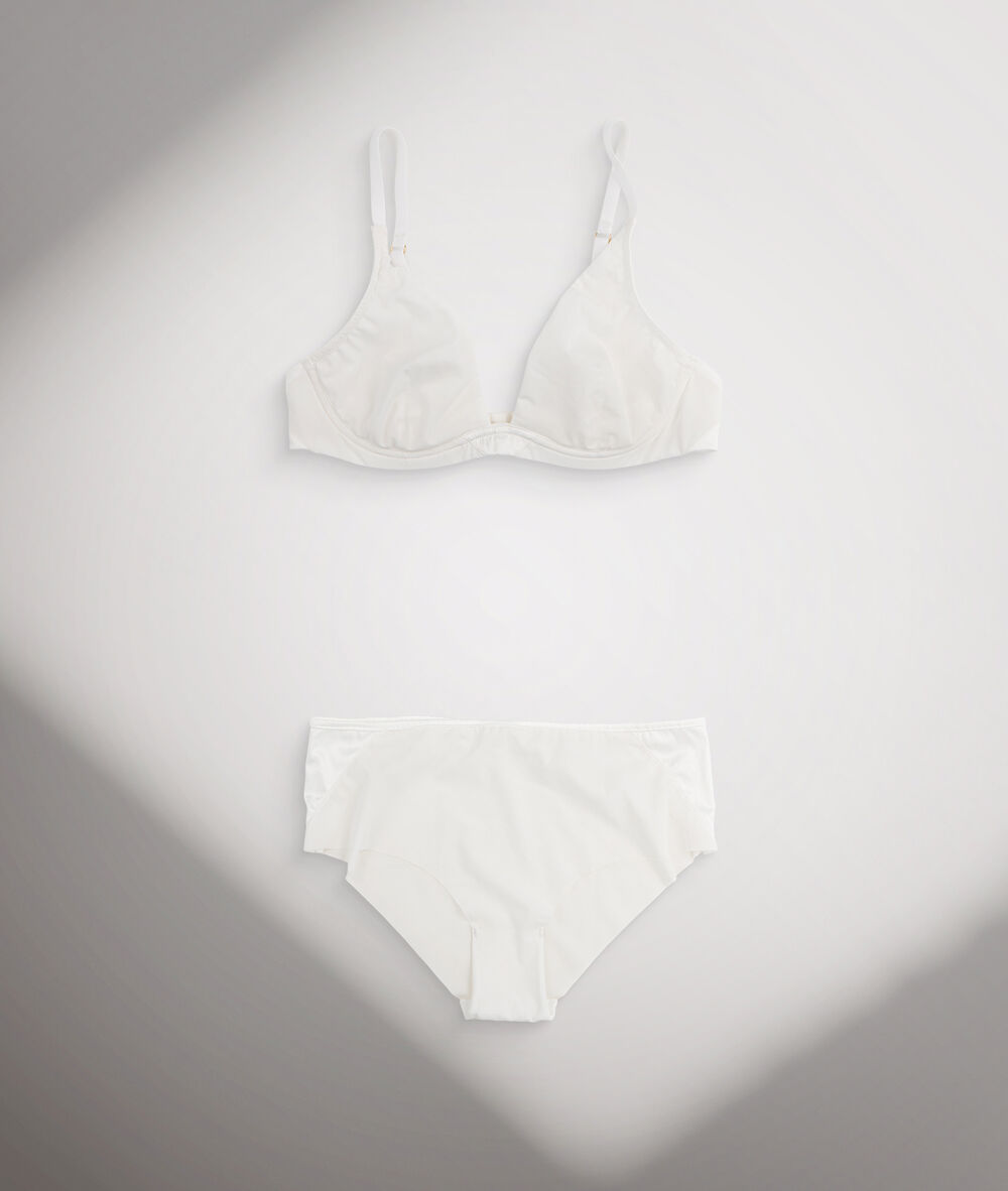 Shorty en microfibre blanc colette blanc.