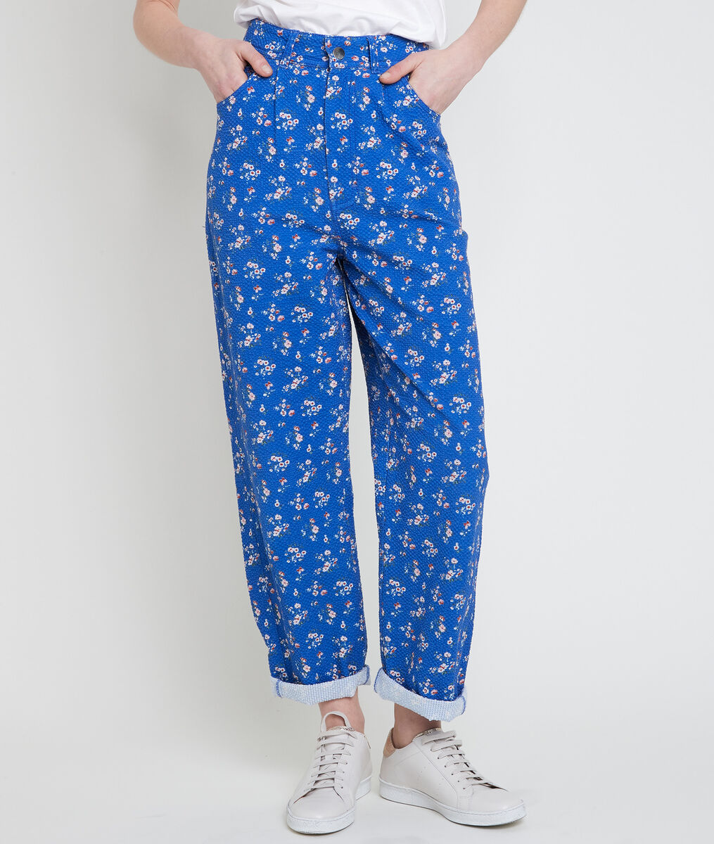 Pantalon carotte imprimé Flower | 1-2-3 Pantalon carotte imprimé Flower PhotoZ | 1-2-3