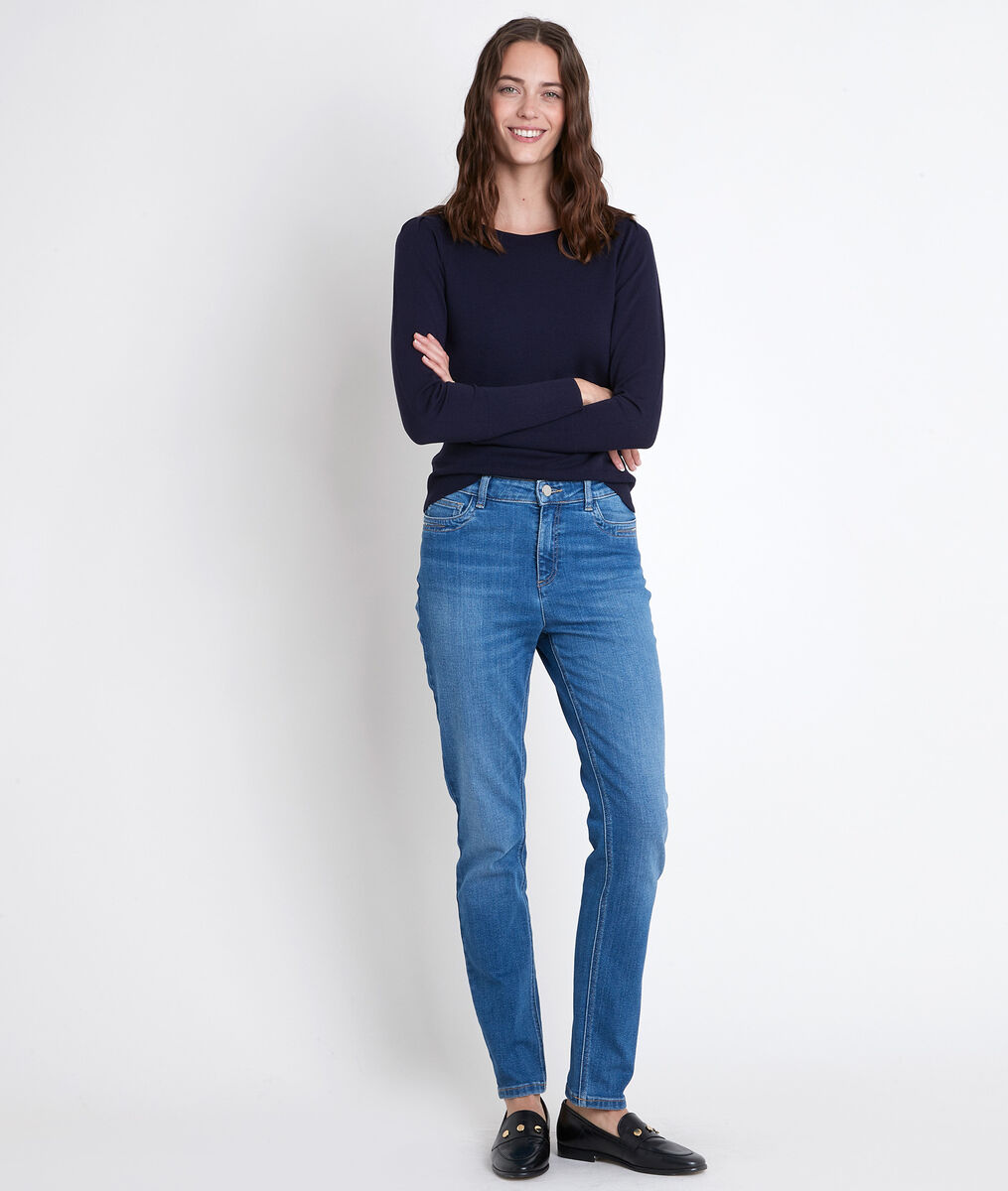 Pull en viscose Ecovero® marine Adelie | 1-2-3 Pull en viscose Ecovero® marine Adelie PhotoZ | 1-2-3