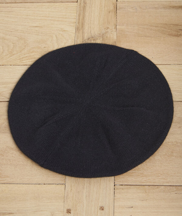 Béret en cachemire noir Yao | 1-2-3 Béret en cachemire noir Yao PhotoZ | 1-2-3