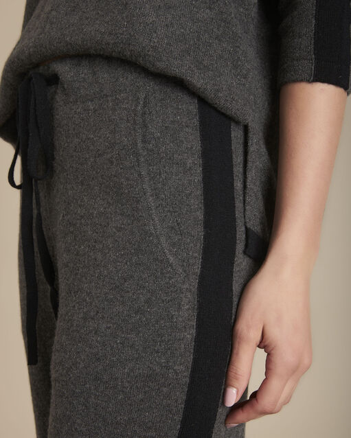 Pantalon en cachemire large anthracite Flashback (2) - Maison 123