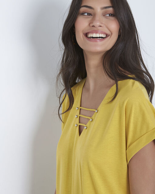 Tee-shirt anis laçage papeete anis.