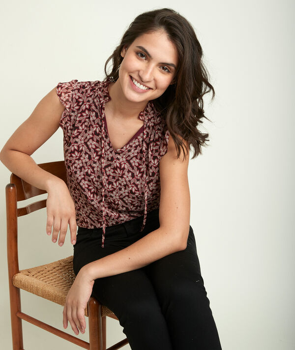 Blouse imprimée Emmanuelle | 1-2-3 Blouse imprimée Emmanuelle PhotoZ | 1-2-3