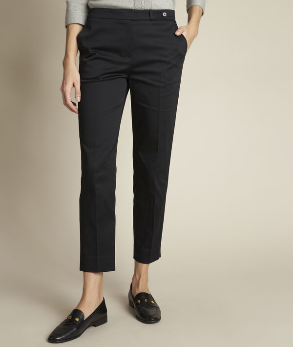 Pantalon cigarette noir Rubis | 1-2-3 Pantalon cigarette noir Rubis PhotoZ | 1-2-3