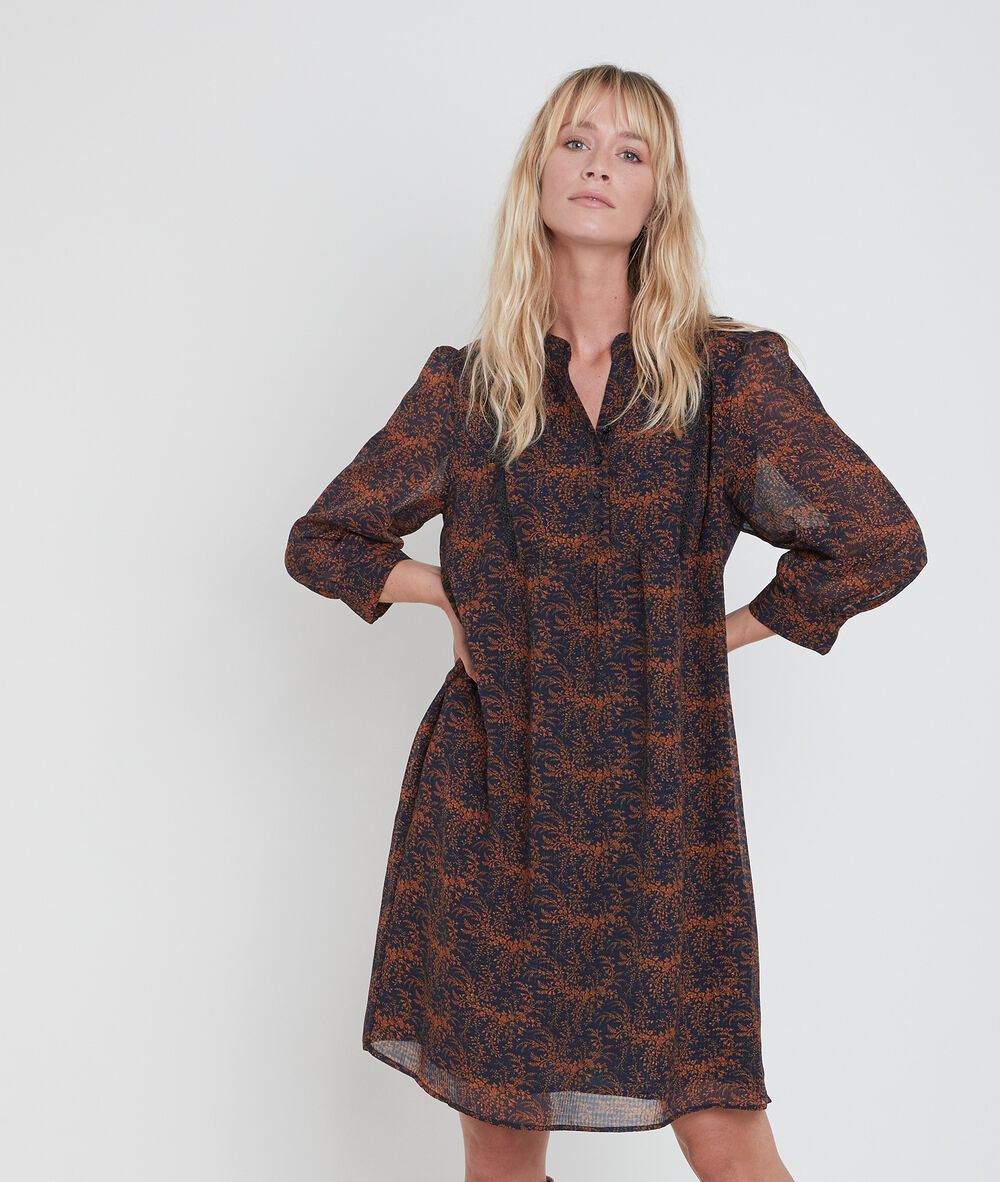 Robe imprimée colline tomette.